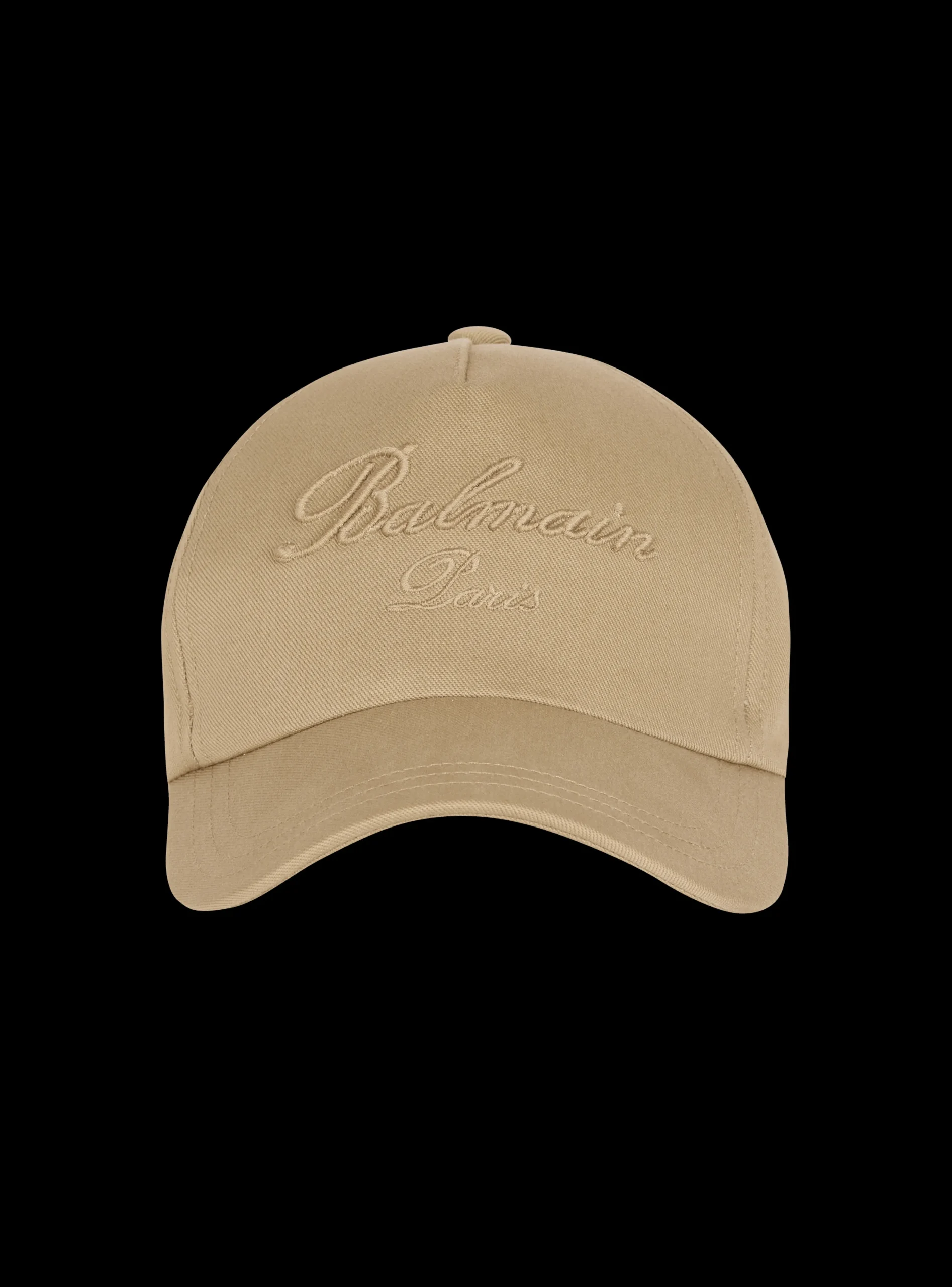 Cotton Cap With Signature Embroidery-Balmain Best