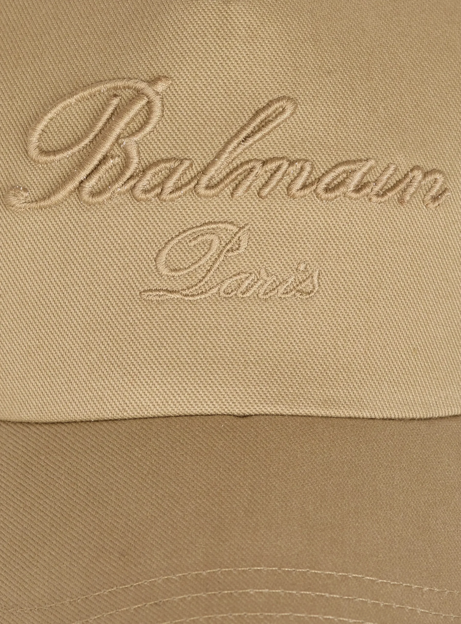 Cotton Cap With Signature Embroidery-Balmain Best