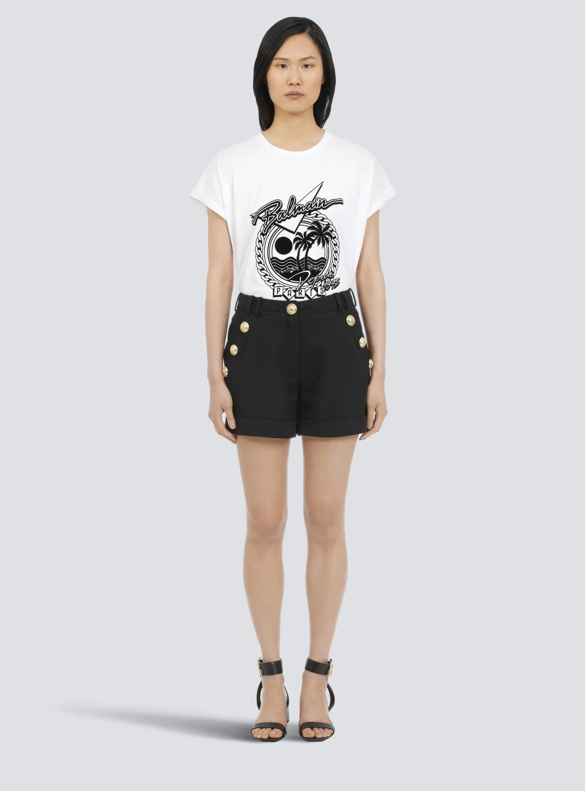 Cotton Low-rise Shorts-Balmain Cheap