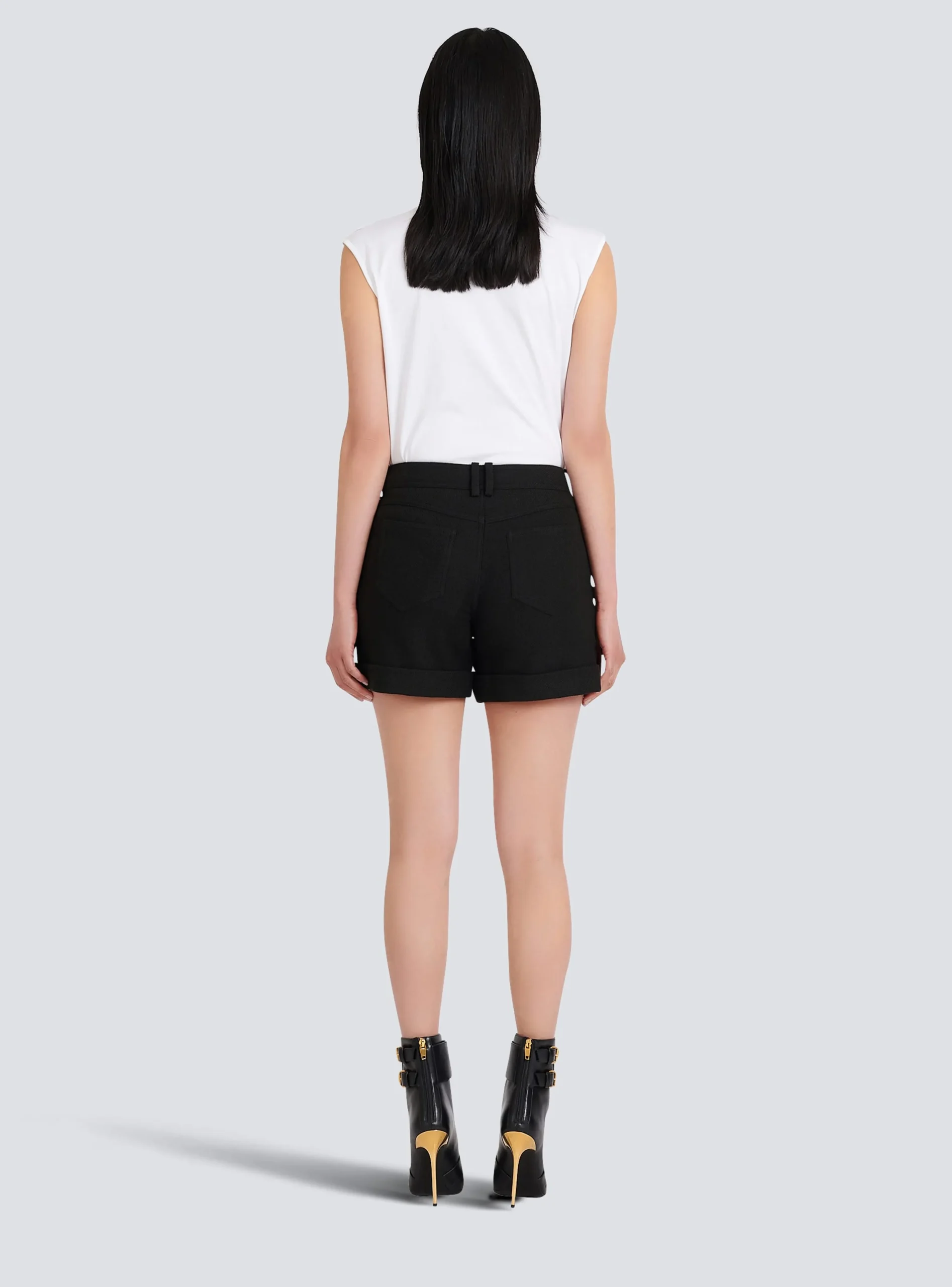 Cotton Low-rise Shorts-Balmain Cheap