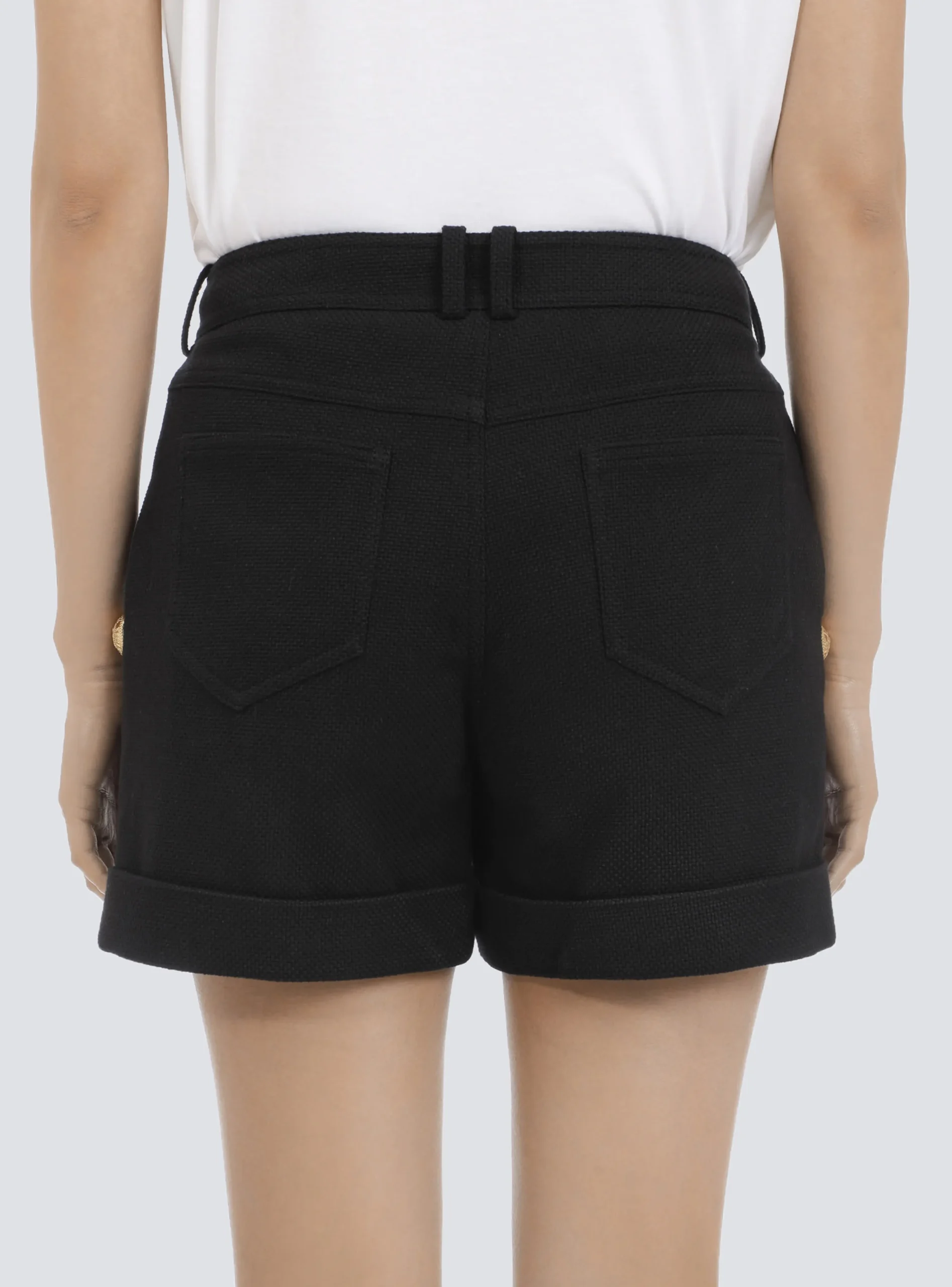 Cotton Low-rise Shorts-Balmain Cheap