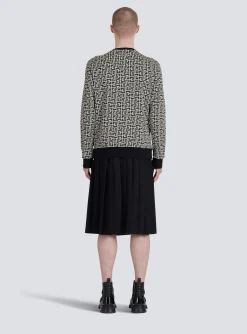 Cotton Sweatshirt With Monogram-Balmain Flash Sale