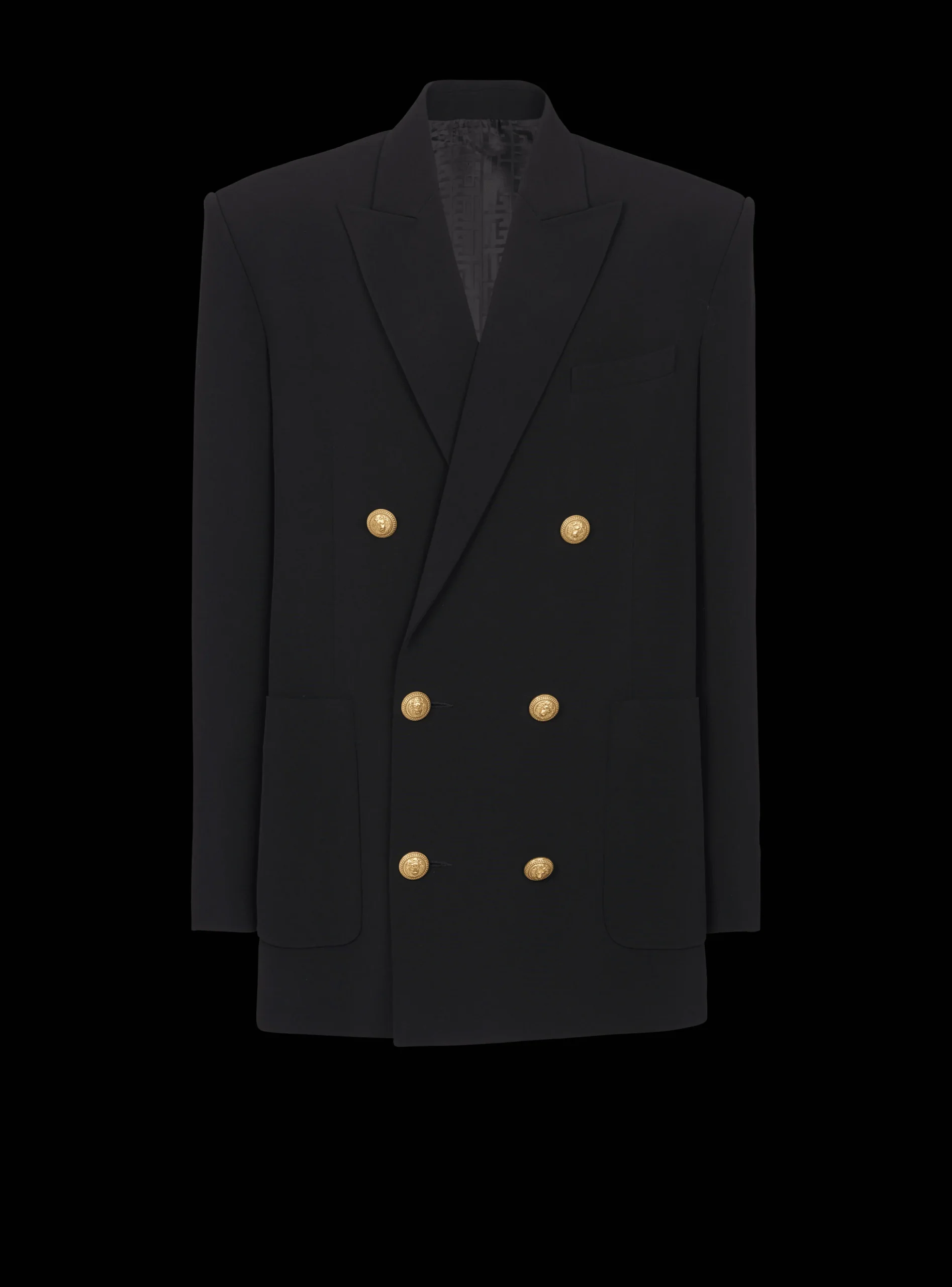 Crepe Jacket With Double-breasted Button Fastening-Balmain Best