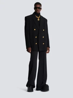 Crepe Jacket With Double-breasted Button Fastening-Balmain Best