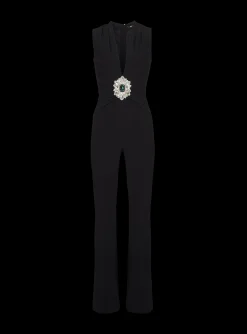 Crepe Jumpsuit-Balmain Store