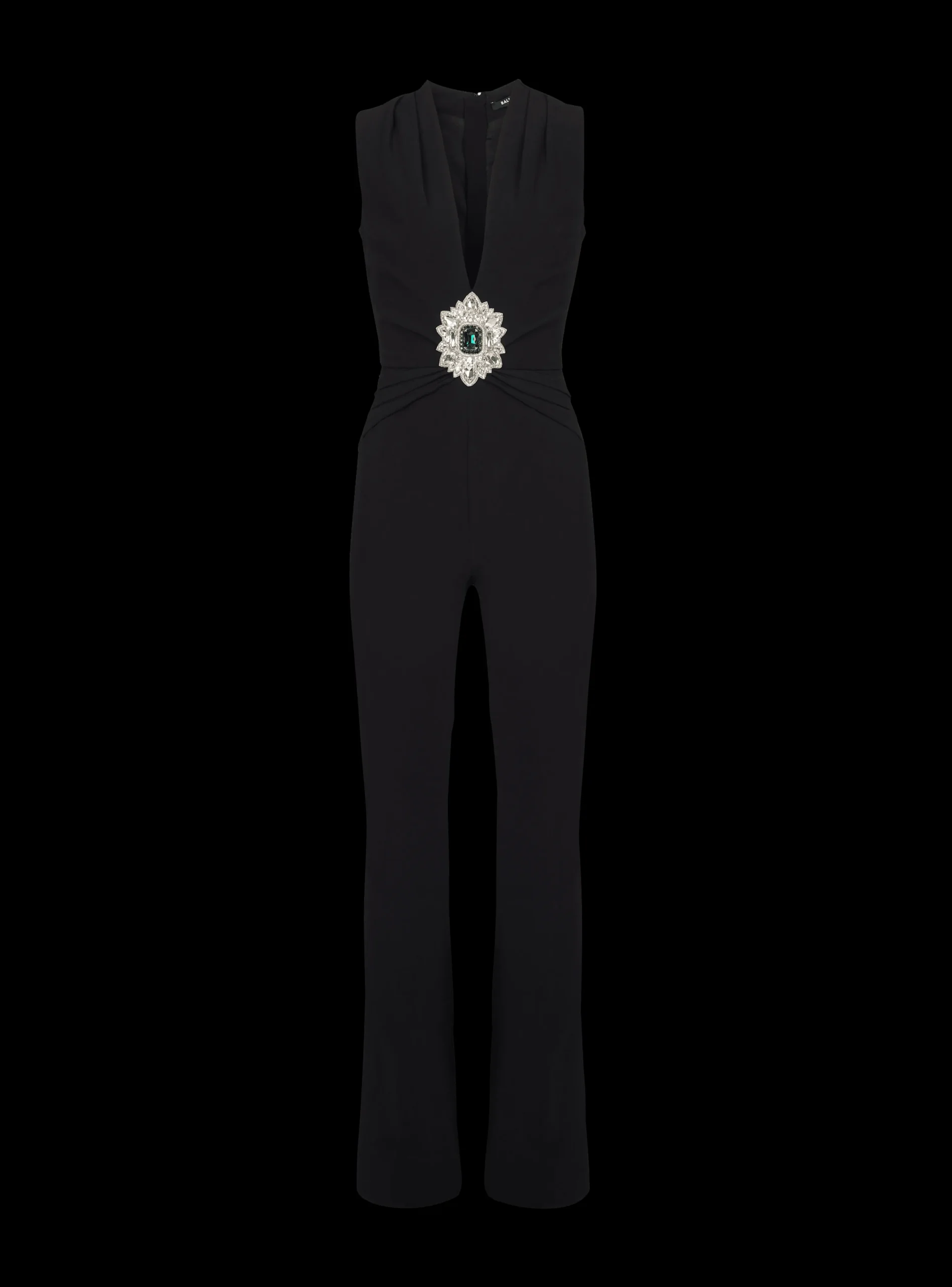 Crepe Jumpsuit-Balmain Store