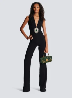Crepe Jumpsuit-Balmain Store