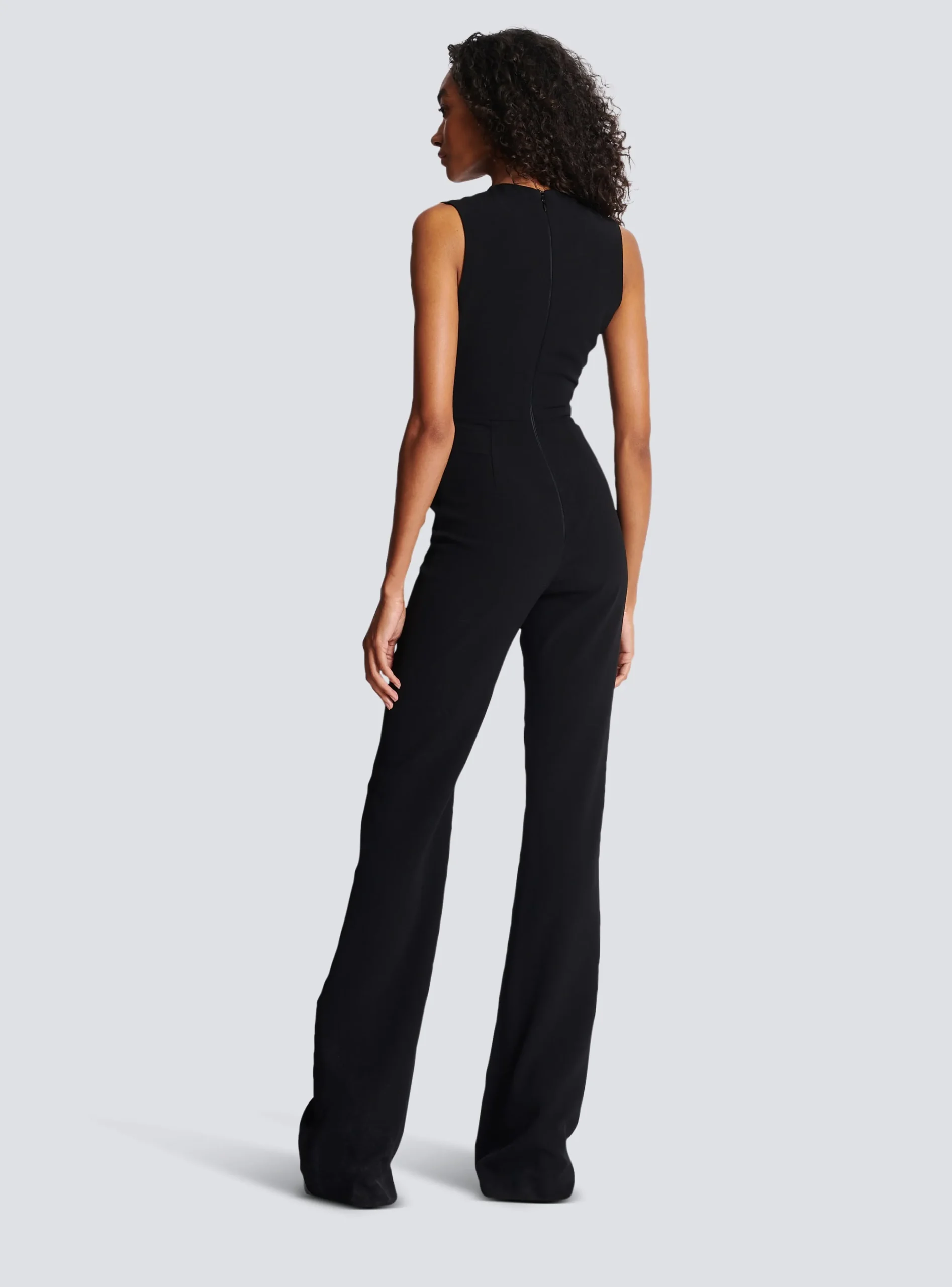 Crepe Jumpsuit-Balmain Store
