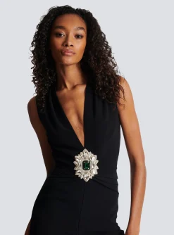 Crepe Jumpsuit-Balmain Store