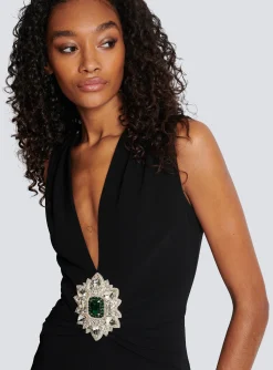 Crepe Jumpsuit-Balmain Store