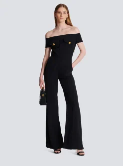 Crepe Jumpsuit-Balmain Clearance