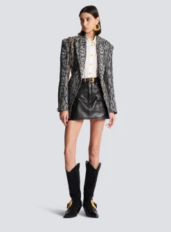 Crepe Shirt With Golden Buttons-Balmain Best Sale