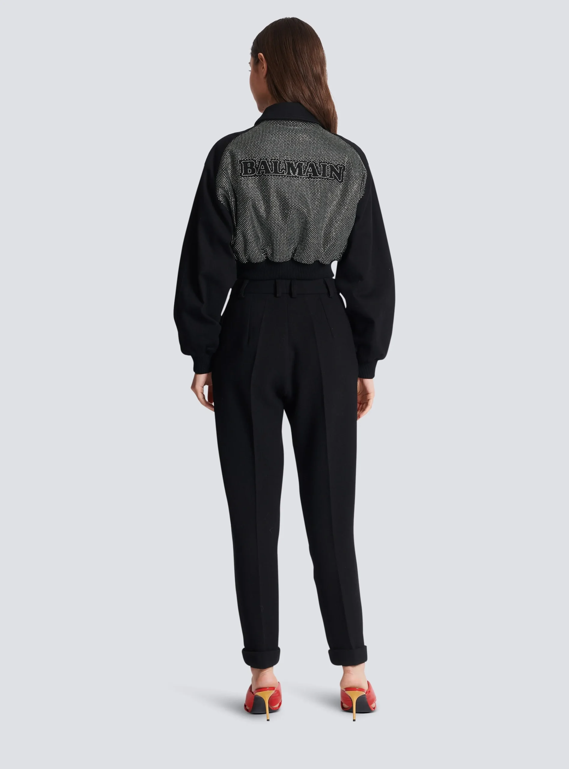 Crepe Trousers-Balmain Store