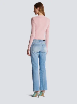 Cropped Knit Cardigan-Balmain Discount