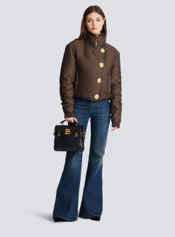 Cropped Mini Monogram Jacket-Balmain Cheap