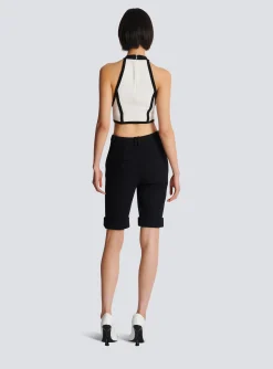 Cycling Shorts In Double Crepe-Balmain Shop