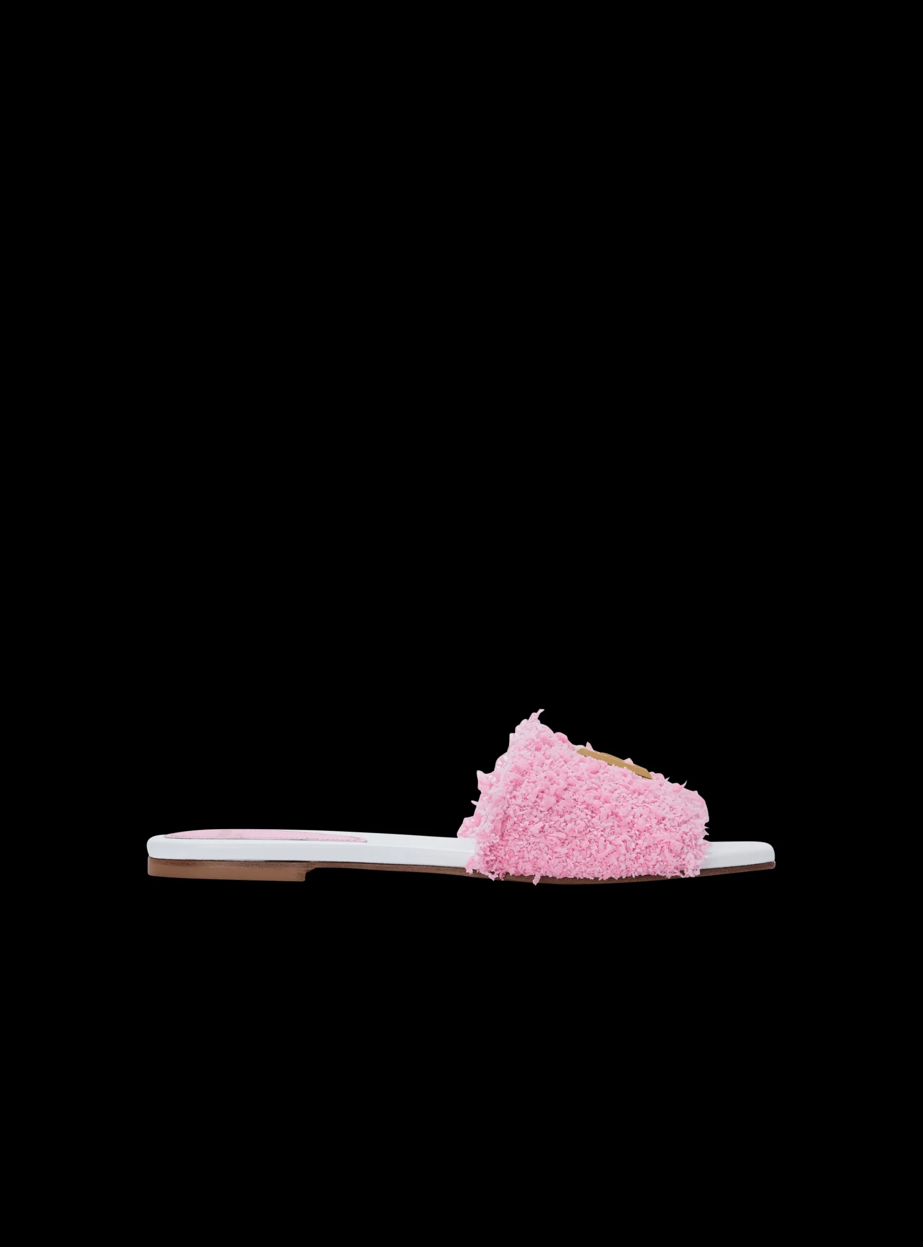 Dafne Leather And Tweed Mules-Balmain Shop
