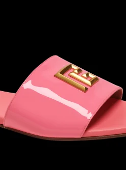 Dafne Patent Leather Mules-Balmain Discount
