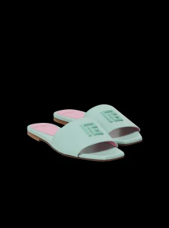 Dafne PB Mules In Calfskin-Balmain Discount