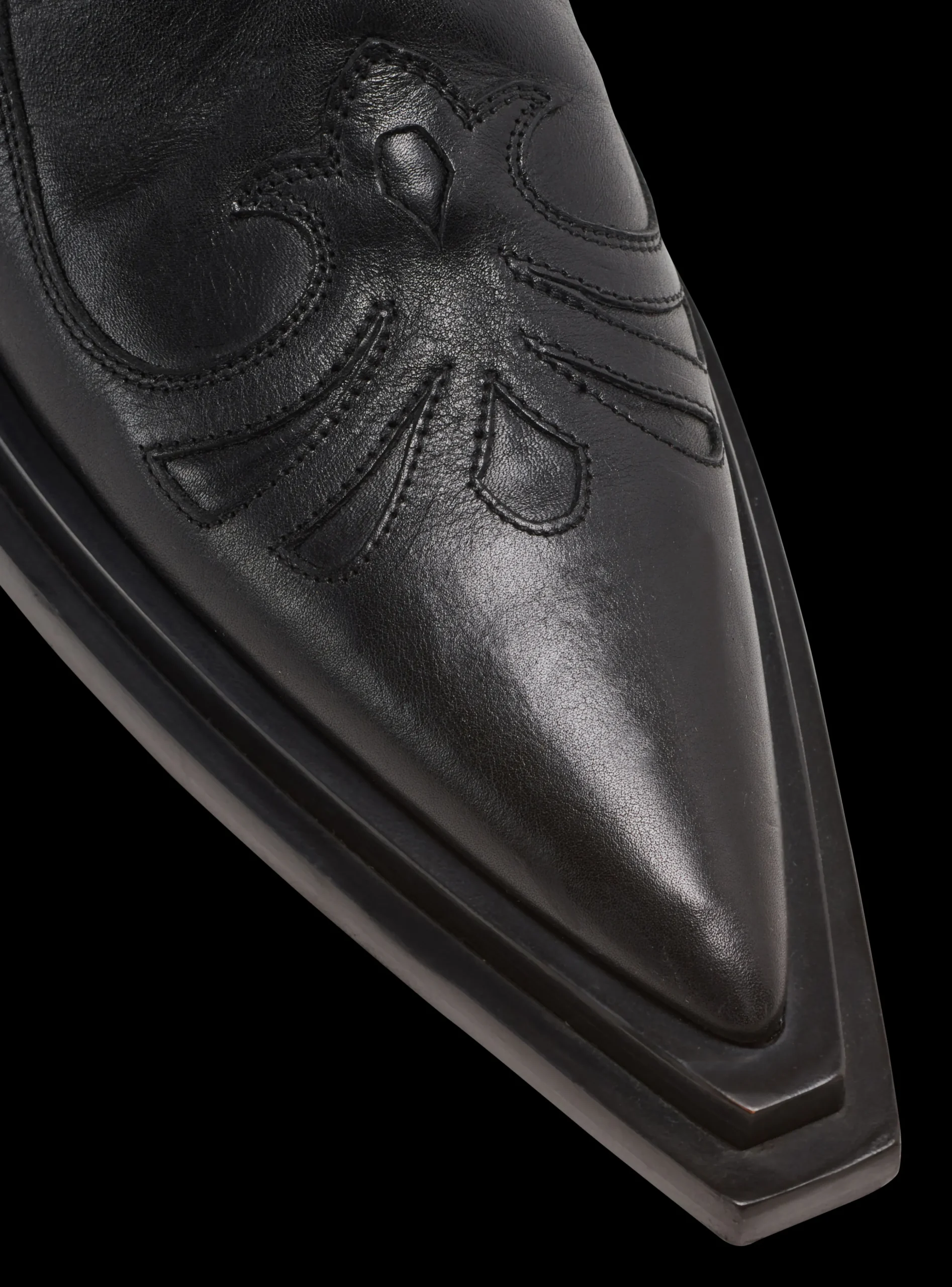 Dan Patchwork Leather Boots-Balmain Store