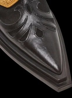 Dan Western Suede Leather Boots-Balmain Outlet