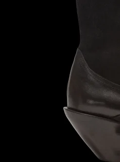 Dan Western Suede Leather Boots-Balmain Outlet