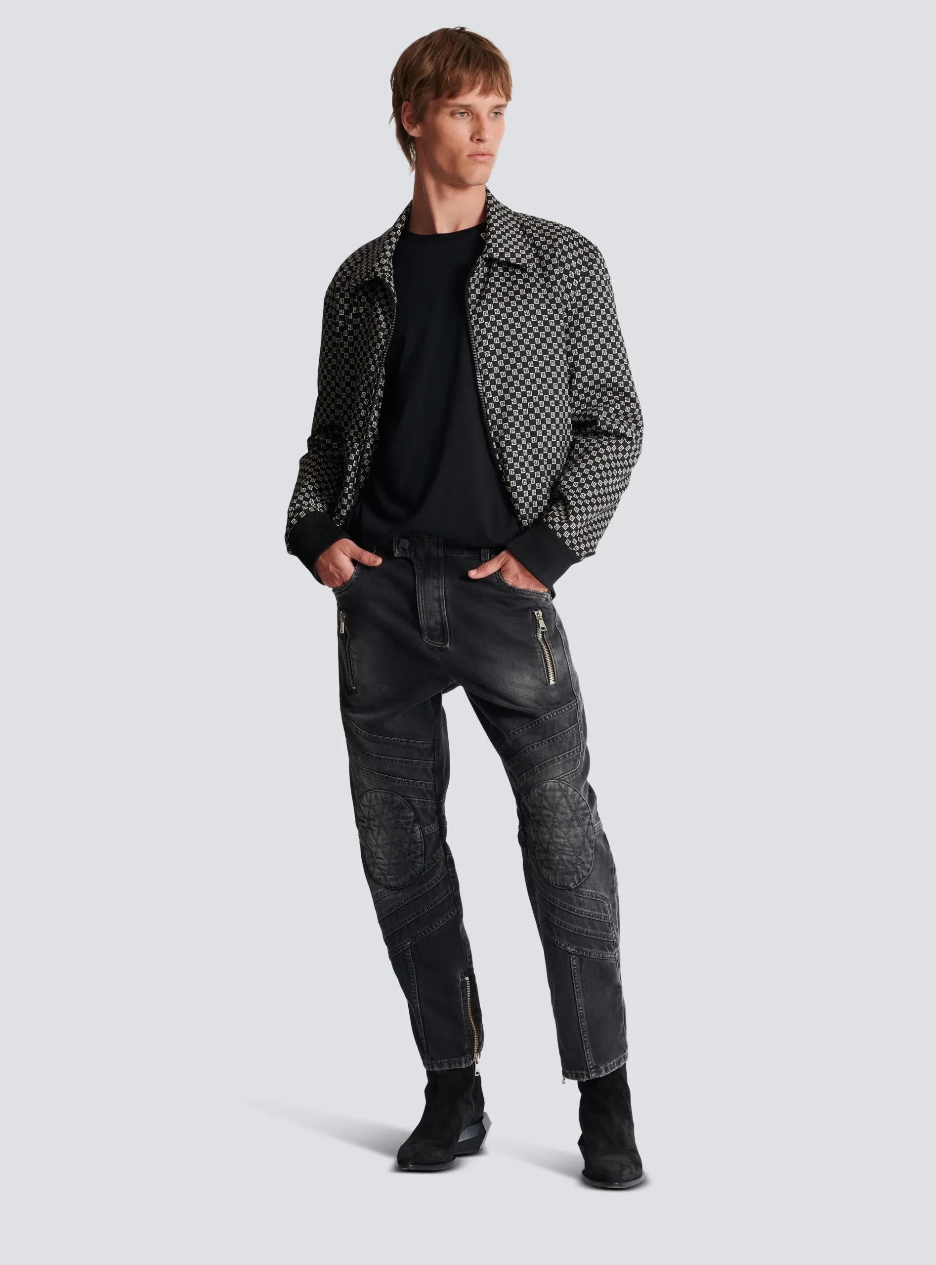 Denim Biker Jeans-Balmain Best