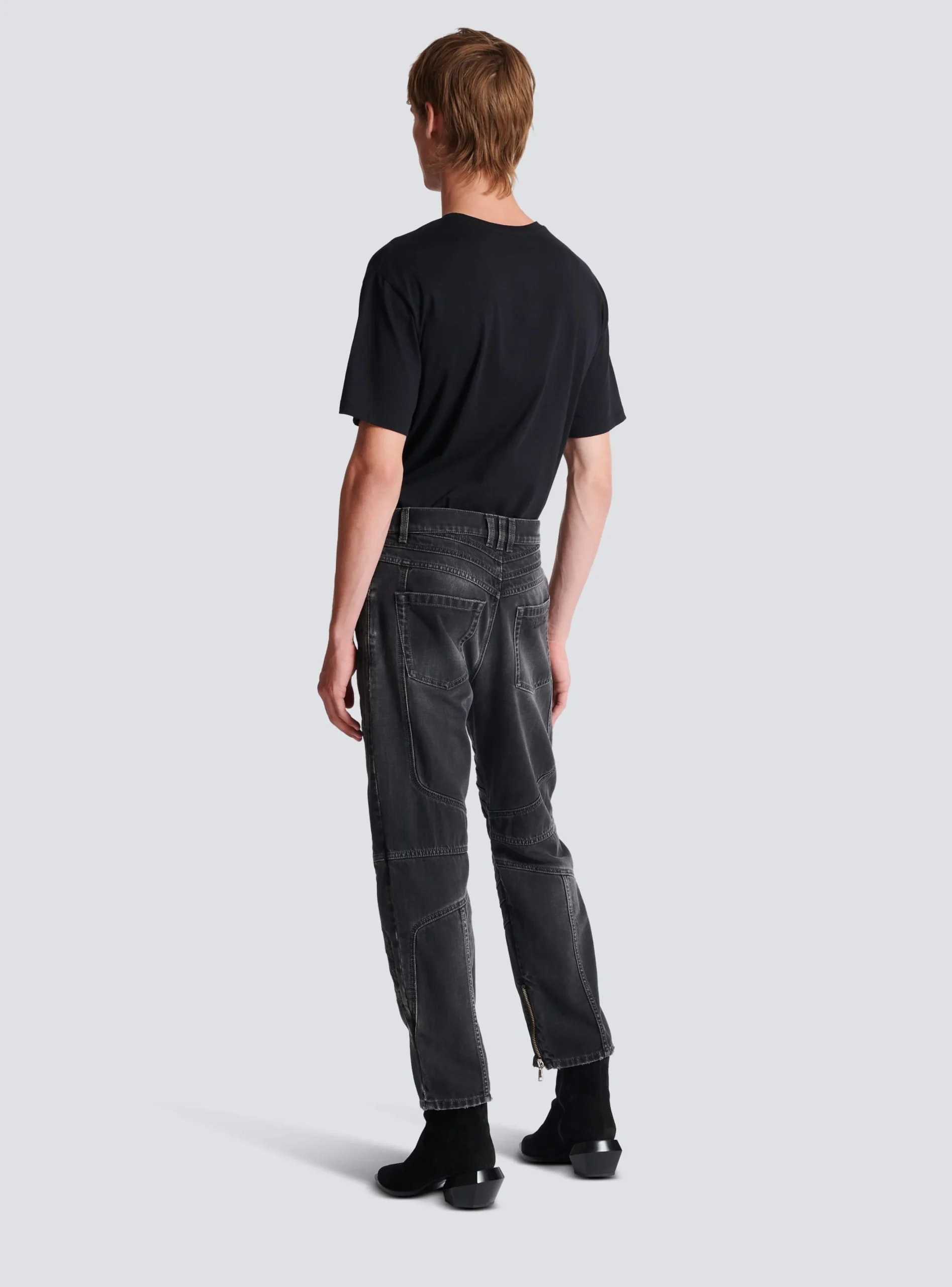 Denim Biker Jeans-Balmain Best