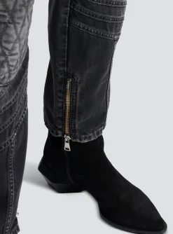 Denim Biker Jeans-Balmain Best