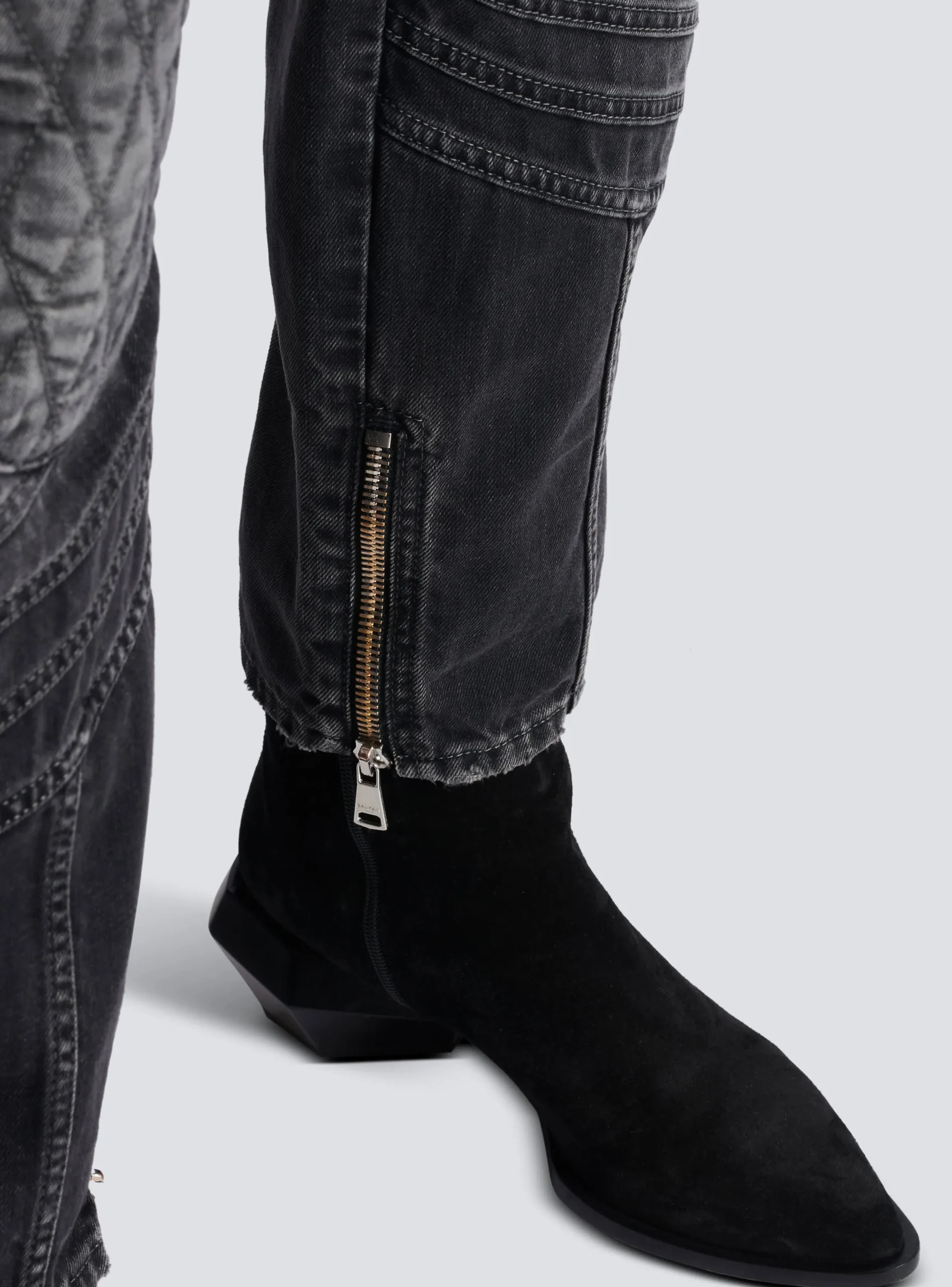 Denim Biker Jeans-Balmain Best
