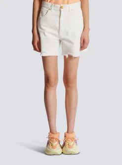 Denim Shorts-Balmain Sale