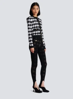 Diamond Knit Cardigan-Balmain Fashion