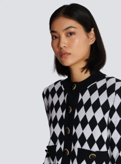 Diamond Knit Cardigan-Balmain Fashion