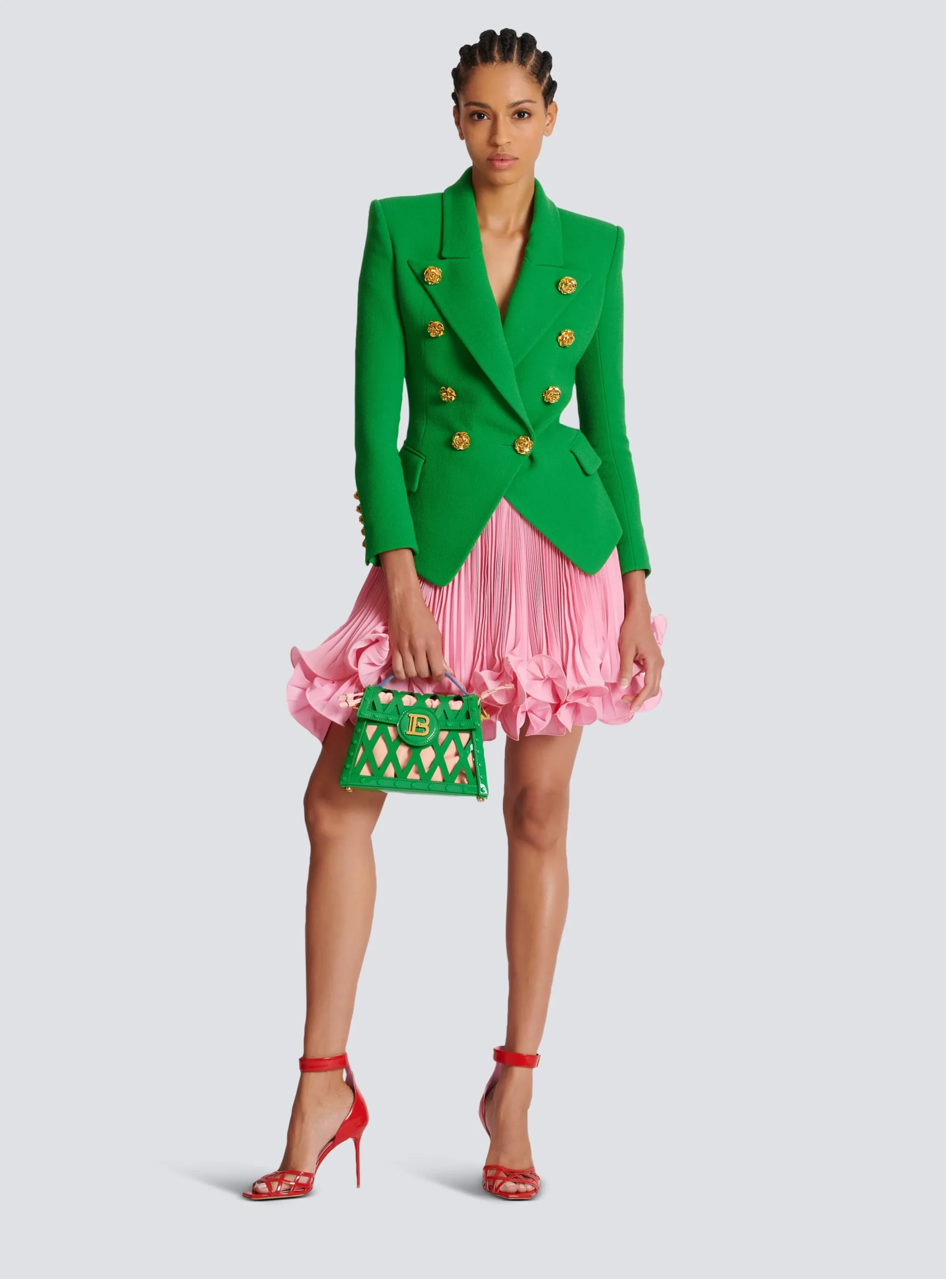 Double Crepe Suit Jacket-Balmain Cheap
