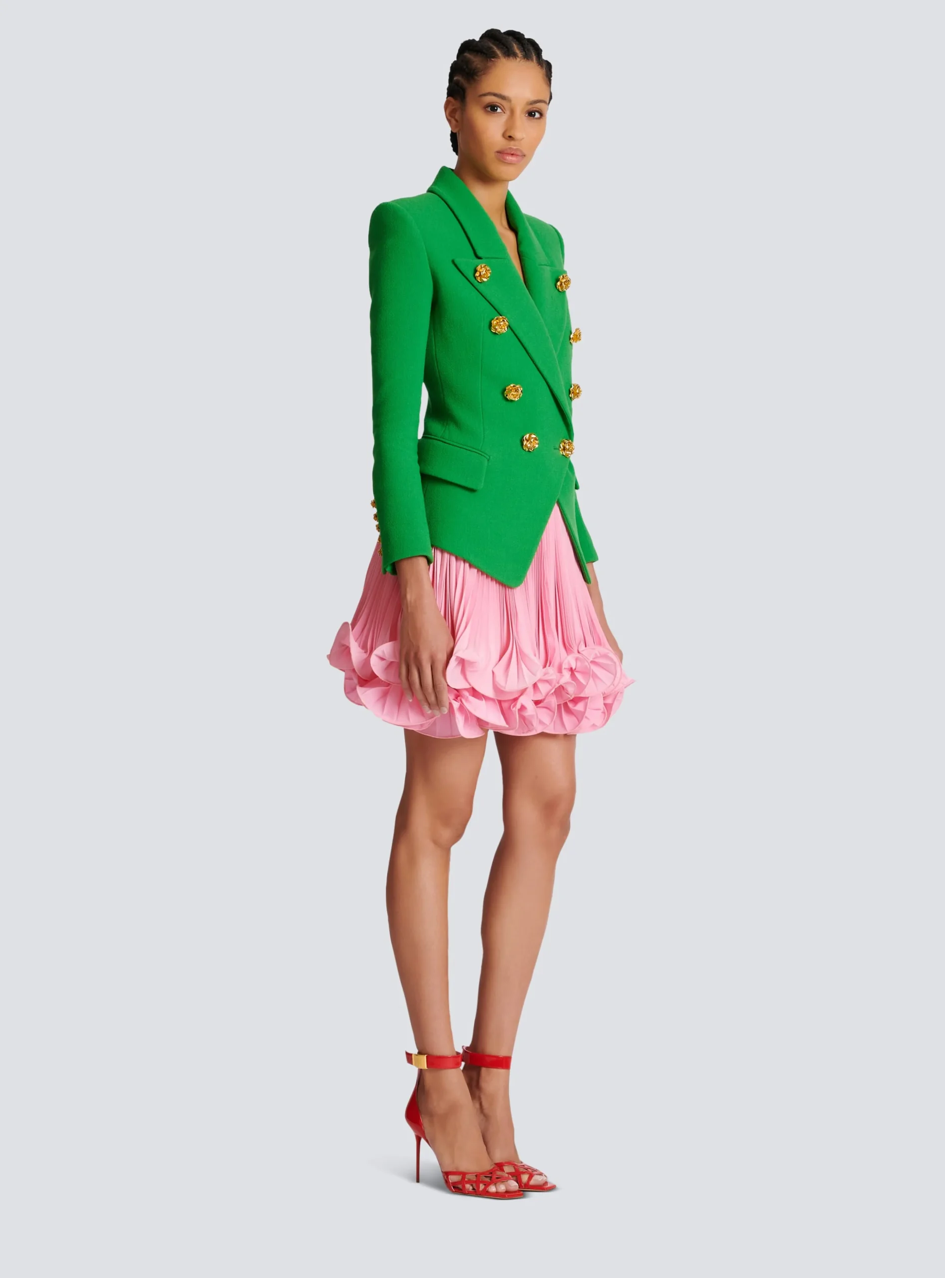 Double Crepe Suit Jacket-Balmain Cheap