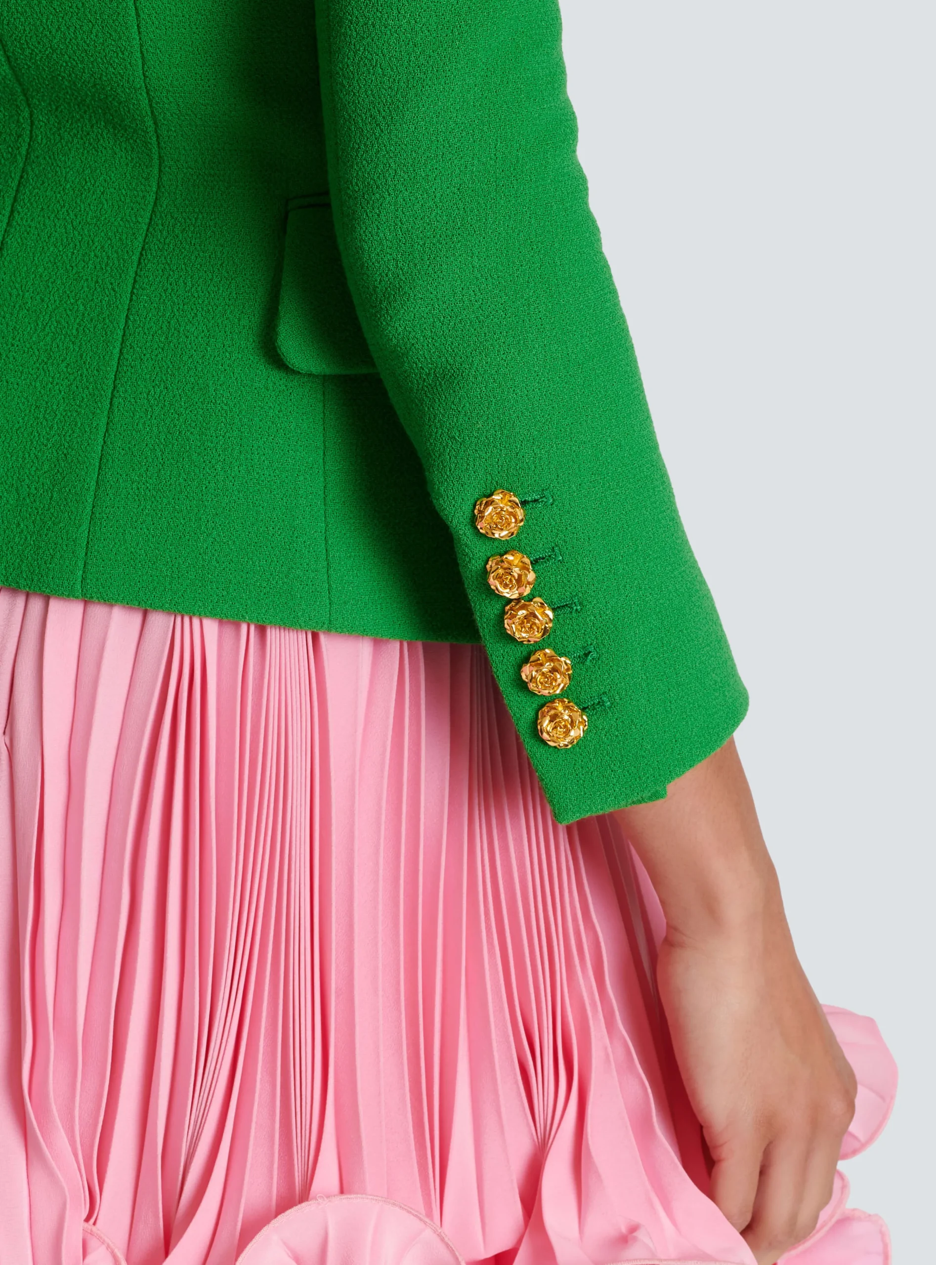 Double Crepe Suit Jacket-Balmain Cheap