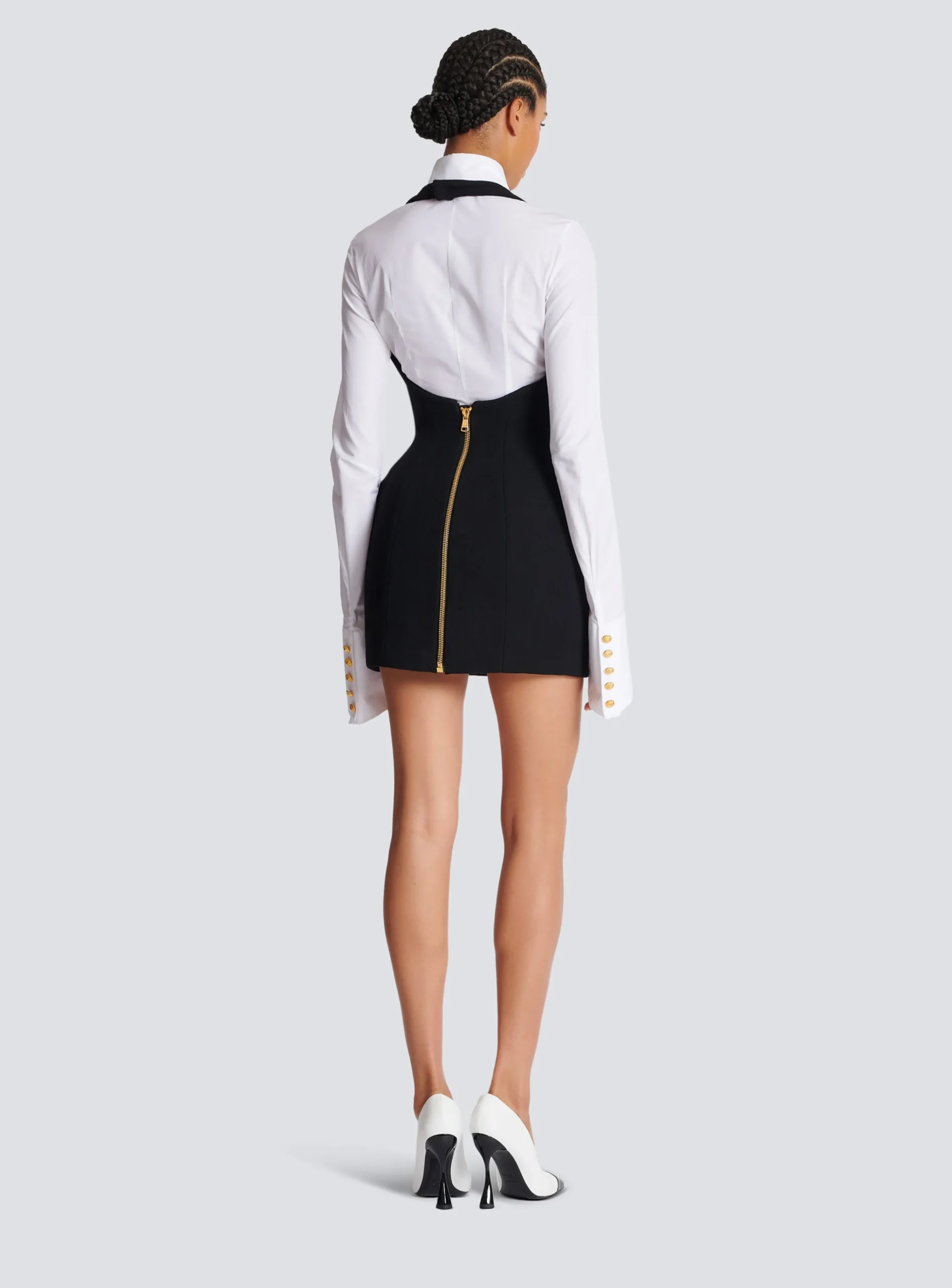 Double Crepe Tulip Skirt-Balmain Flash Sale