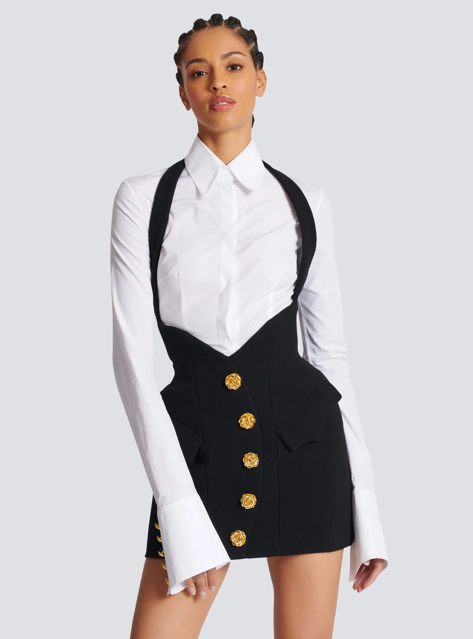 Double Crepe Tulip Skirt-Balmain Flash Sale