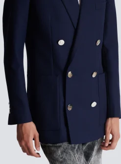 Double-breasted Buttoned Blazer-Balmain Online
