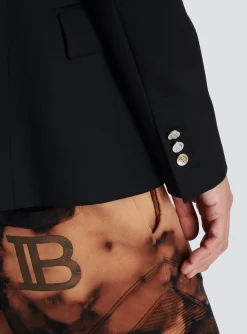 Double-breasted Wool Blazer-Balmain Flash Sale