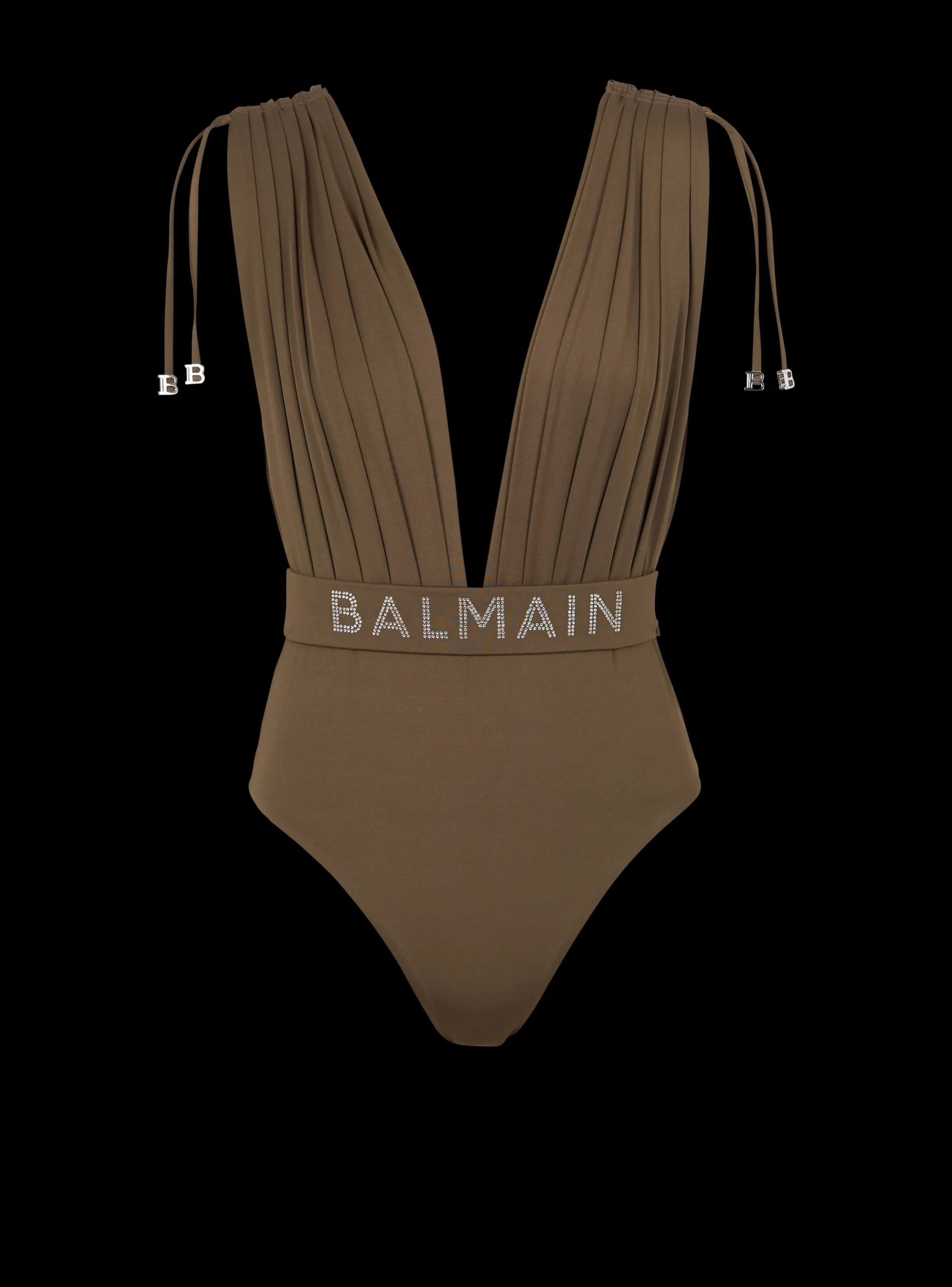 Draped Swimsuit-Balmain Sale