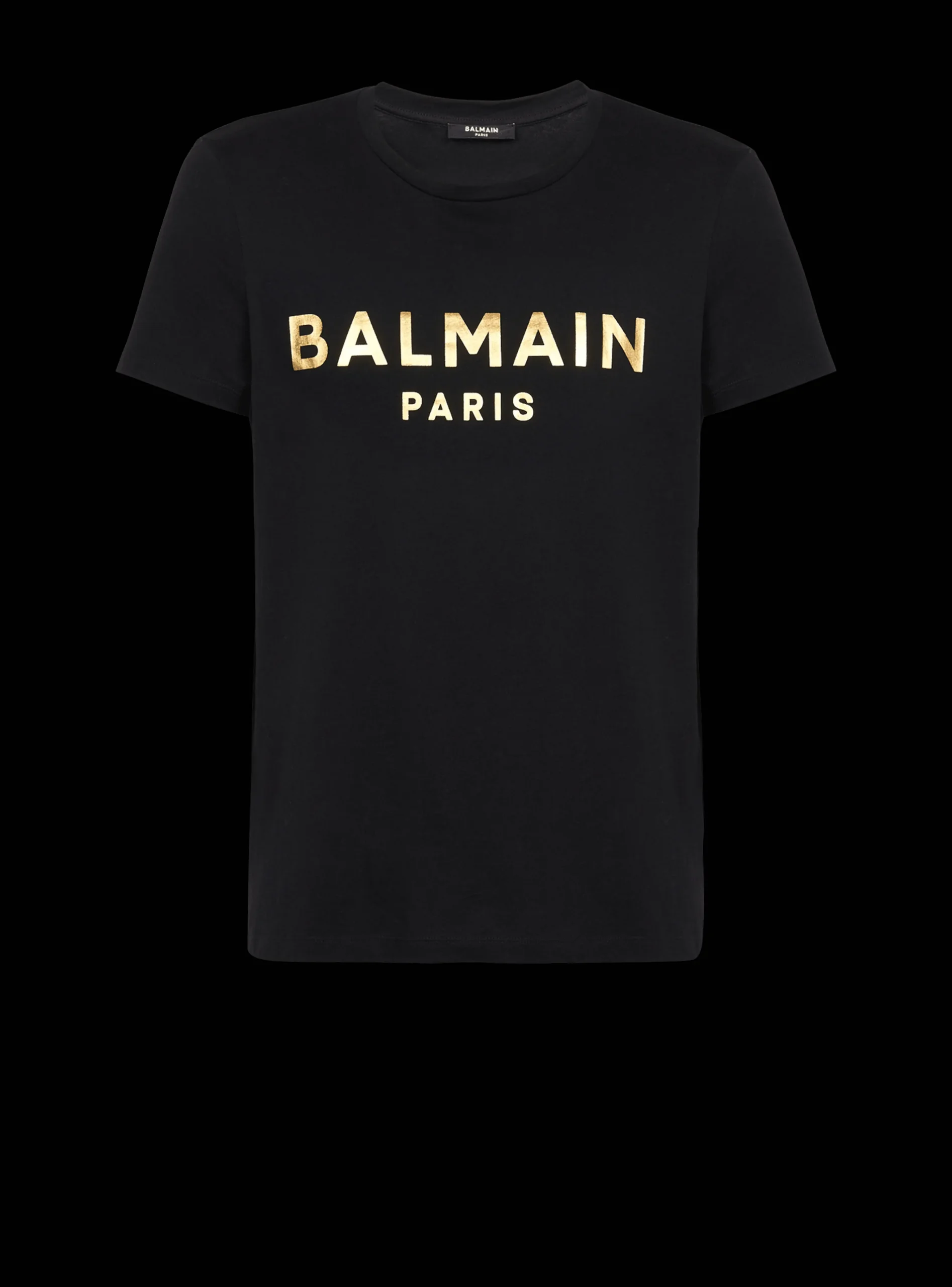 Eco-designed Cotton T-shirt With Paris Logo Print-Balmain Flash Sale