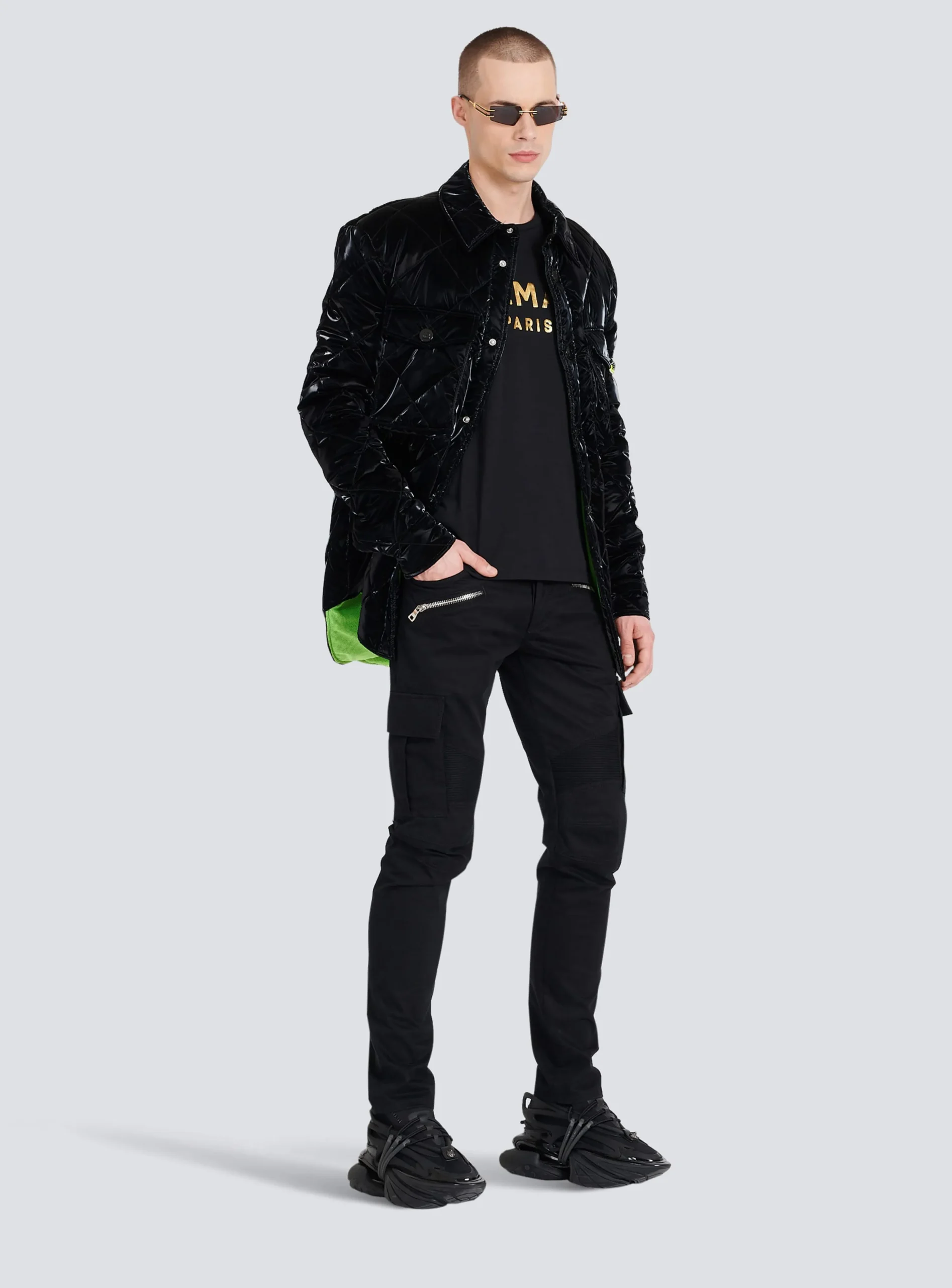 Eco-designed Cotton T-shirt With Paris Logo Print-Balmain Flash Sale