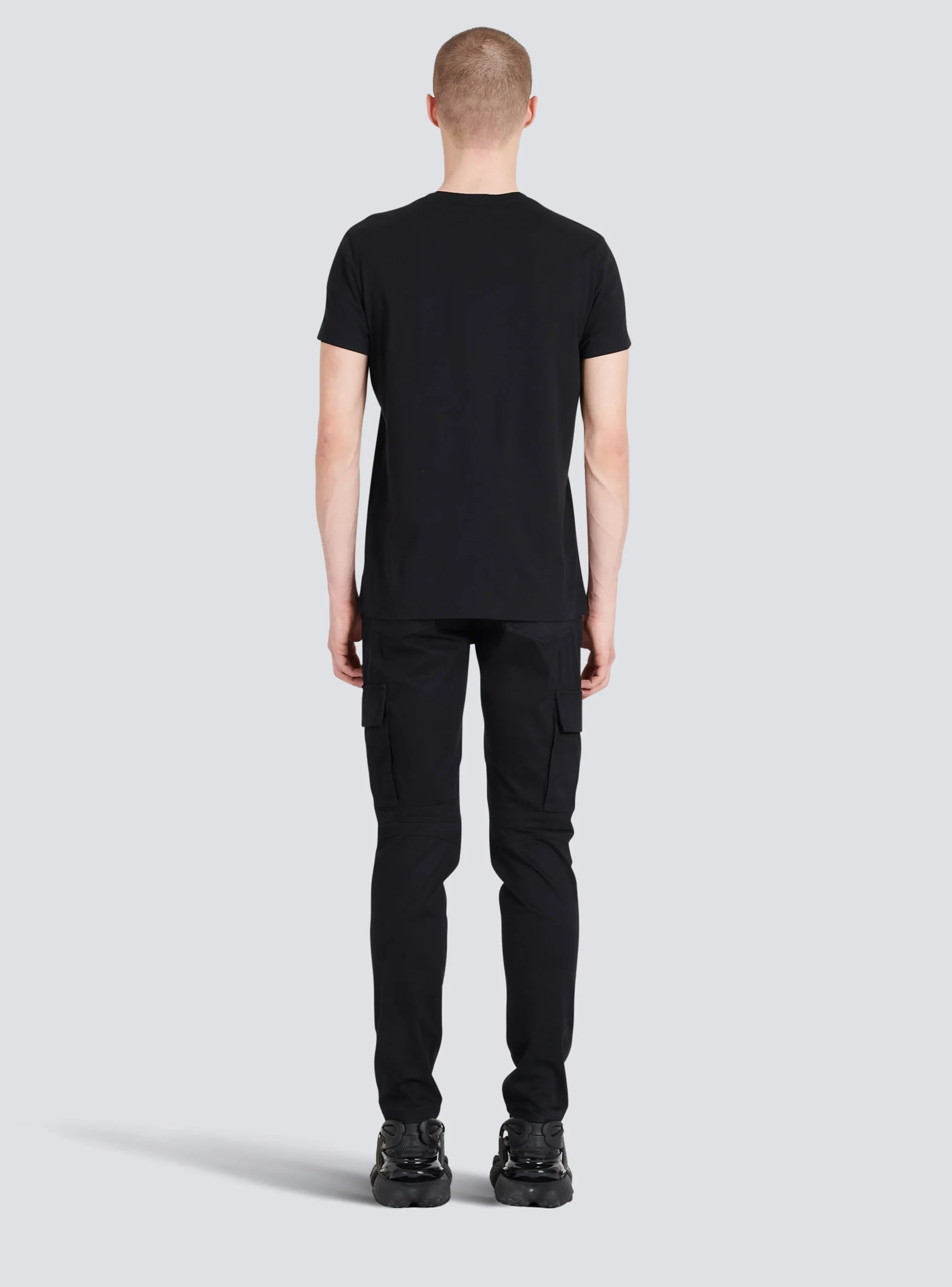 Eco-designed Cotton T-shirt With Paris Logo Print-Balmain Flash Sale
