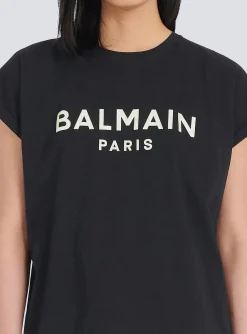 Eco-designed Cotton T-shirt With Logo Print-Balmain Best