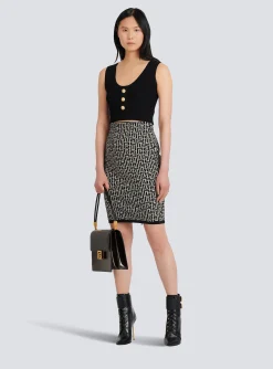 Eco-designed Knit Crop Top-Balmain New