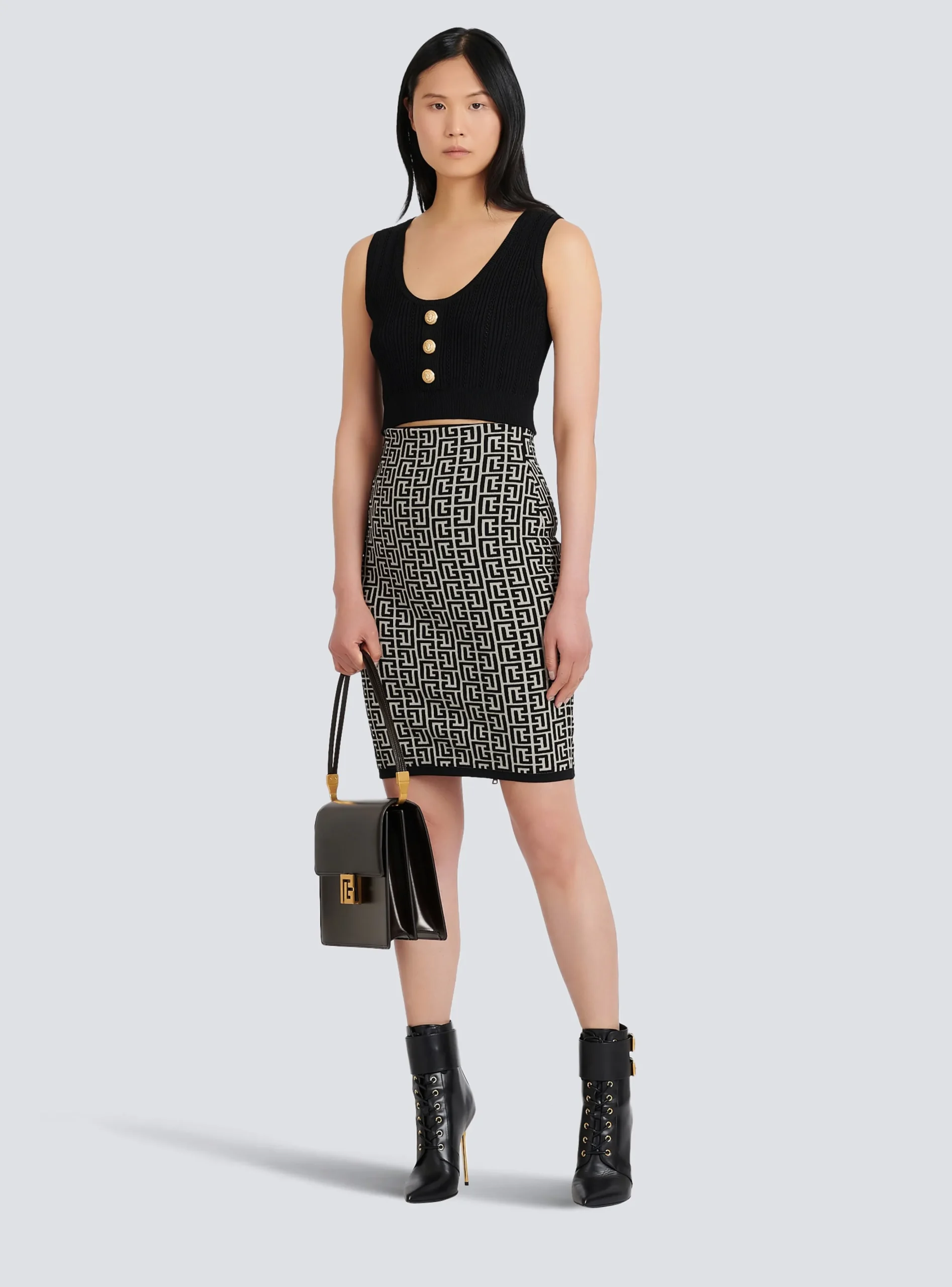 Eco-designed Knit Crop Top-Balmain New
