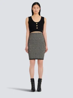 Eco-designed Knit Crop Top-Balmain New