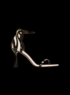 Eden Sandals In Two-tone Leather-Balmain Store