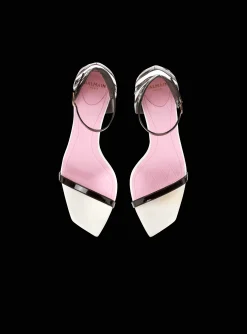 Eden Sandals In Two-tone Leather-Balmain Store